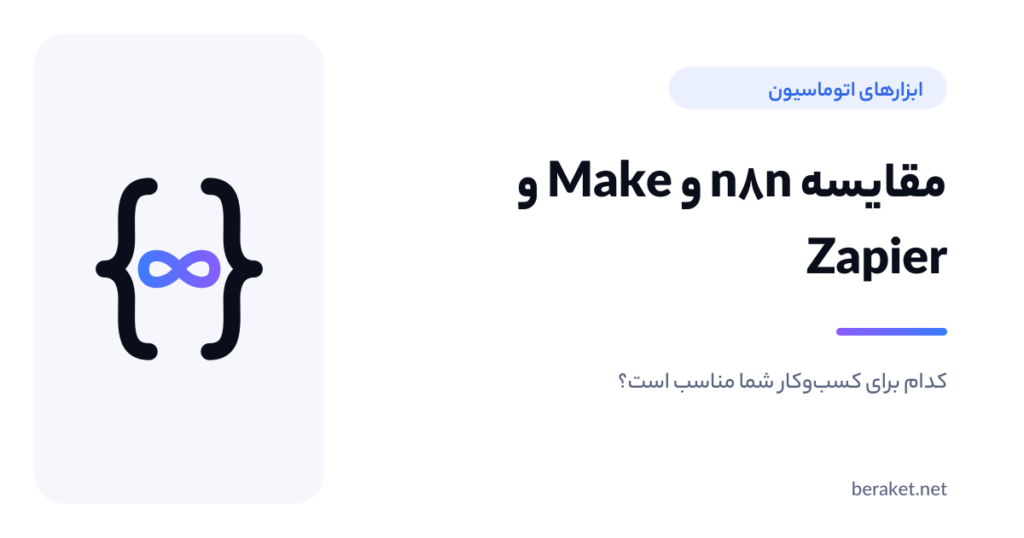مقایسه n8n و Make و Zapier برای انتخاب ابزار اتوماسیون کسب‌وکار